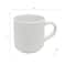 10oz. White Stackable Ceramic Sublimation Mugs, 4ct. by Make Market®